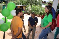 Delegación de UTP Veraguas, conversa con la Lic. Irmi Franco de la Asociación Pro Niñez de Veraguas.