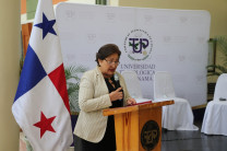 Las palabras de bienvenida las brindó la Mgtr. Cecibel Castrellón, Directora de la DGTC.
