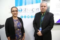 Mgtr. Lorena Ramos - Directora Encargada de la Dirección de Gestión y Transferencia del Conocimiento,  Lic. Alberto De Ycaza - quien lidera la Dirección de Innovación Empresarial de la Senacyt. 