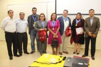 Representantes de las universidades peruanas y autoridades y docentes de la FII.