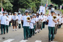 Delegaciones de Colegios de Panamá, que participaron en el desfile.