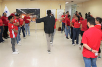 Colaboradores de la DGRH durante las dinámicas.