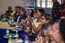 Participación de las madres La alegría y emociones fue notable en las madres de la extensión de Tocumen.