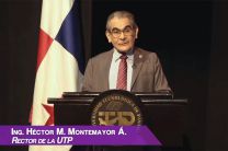 Rector de UTP, Ing. Héctor Montemayor.