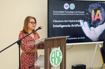 Palabras por parte de la Dra. Lilia Muñoz, Vicerrectora de Investigación, Posgrado y Extensión.