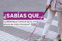 La Biblioteca Central de la UTP ahora es más inclusiva ya que cuenta con nuevos equipos para usuarios con discapacidad visual. La Biblioteca Central de la UTP ahora es más inclusiva ya que cuenta con nuevos equipos para usuarios con discapacidad visual.