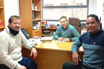 Dr. José Isaza junto a profesores de profesores de la Universidad de Alicante en España