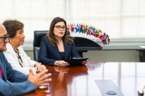 Directora de Extensión. Destacan que el acuerdo convertirá al parque en un laboratorio vivo para estudiantes de ingeniería forestal y biotecnología.
