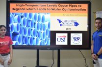 Proyecto “High-Temperature levels cause pipes to degrade which leads to water contamination”, por Anna Bernal (UTP) y Carlos Solis (USI).