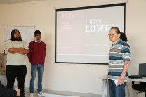 El señor William Lowe, destacaron su biografía en conjunto con los estudiantes.