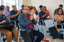 En representación de las instituciones organizadoras participó el Mgtr. Alex Matus, Vicerrector de Vida Universitaria de la UTP.