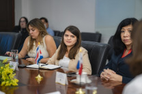 La embajadora de Costa Rica en Panamá estuvo acompañada de 
