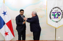 Visita de cortesía de la Embajada de la India en Panamá a la UTP.
