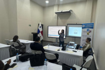 En el marco de la Capacitación del Sistema Eléctrico en Panamá, para Asistentes de los Despachos de Magistrados de la Sala Tercera, la Dra. Yeisy Rodríguez expuso el tema: Marco Regulatorio e Institucional del Servicio Público de Energía.