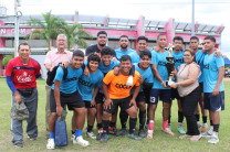 Equipo masculino de Coclé, segundo lugar 
