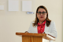 La Vicerrectora de la VIPE, Dra. Lilia Muñoz.