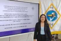 Estudiante desarrollo un excelente desempeño en su investigación.