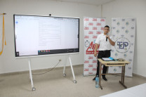 Estudiante Fernando Lezcano, del IV Año de Ingeniería Industrial.