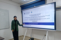 Estudiante Nedelka Flores.