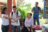 Estudiantes de la UTP Chiriquí apoyan a una Fundación.