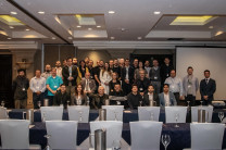 Los estudiantes Jonathan Gonzalez, Felisindo García, Eladio Quintero, estudiantes de la UTP ganadores del concurso, participaron en sesiones técnicas, workshops, tutoriales y actividades turísticas.