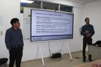 Estudiantes Denilson Alvarado y Luis Rodríguez