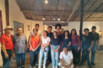 Estudiantes en el parque Arqueológico El Caño, el Museo de Penonomé. 