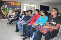 Estudiantes participantes de la inducción. 