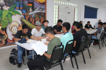 Estudiantes participantes del taller.