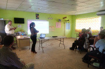 Estuvieron presentes moradores de la comunidad de El Potrero, distrito de La Pintada