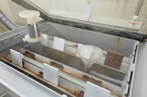 Experimentos de corrosion acelerada para el levantamiento del diccionario de datos espectrales de acero estrucutral.