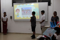 Exposición de los pequeños.