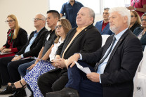 Rector de la UTP, Dr. Omar Aizpurúa Pino, en compañía del embajador de la república alemana en Costa Rica, su excelencia Joachim Christoph Schmillen.