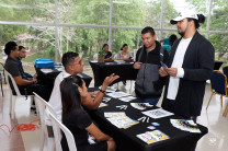 La feria contó con stands informativos.