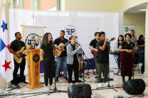 El grupo Melodías UTP amenizó la actividad.