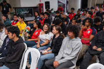 Estuvieron presentes estudiantes.