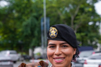 La Policía Nacional dice presente en la Feria de la Salud Emocional.