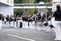Banda de Música Armando Villa tocó las dianas. Banda de Música Armando Villa tocó las dianas.