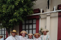 Delegación Masculina del Conjunto Folclrico Sentimientos UTP.