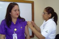 Ddministrativos, docentes y estudiantes participaron en la jornada de vacunación