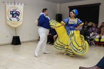 Se contó con la participación de 12 países que presentaron danzas folklóricas de cada región.