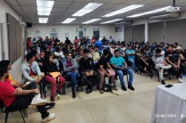 Estudiantes participan de la Jornada de Sensibilización en el Centro Regional de Panamá Oeste. 