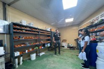 Los estudiantes pudieron recorrer las instalaciones de la planta procesadora y conocer el flujo de producción avícola que se desarrolla en ella.
