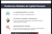 Presentación de diapositiva Tendencias Globales de Capital Humano 