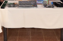 Equipos de Sonidos donado con los fondos de la Semana de la Ingeniería.
