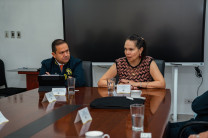 Con los demás representantes de casas de estudios superiores estatales en Colombia se intercambiaron ideas de métodos académicos y estrategias de aprendizaje.