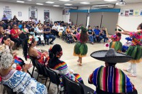 Delegaciones internacionales realizan su muestras de bailes a la comunidad estudiantil del Centro regional de Panamá Oeste.