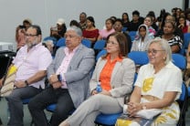 Autoridades de las UTP participan de la presentación de la Gala Literaria de la UTP. 