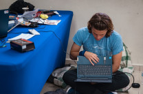 En el Hackatón Participaron 17 equipos mixtos, integrados por profesionales y estudiantes.