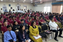 Docentes y autoridades del Colegio San Martin de La Chorrera. 